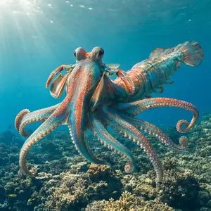 Mantis shrimp + Octopus